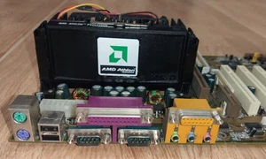 AMD K7 750Mhz Athlon Slot A + Motherboard Jetway 771AS # 3dfx Voodoo AWE64 SLOTA - Imagen 1 de 14