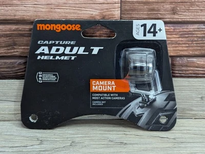 Mongoose Capture Adult Bike Helmet Replacement Camera Mount Only 2018 MG78650 - Image 1 of 4