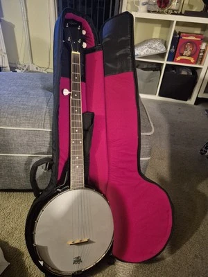 Rover RB-40 5 String Openback Banjo w/ CD for beginners, Student edition/ wax - Image 1 of 4