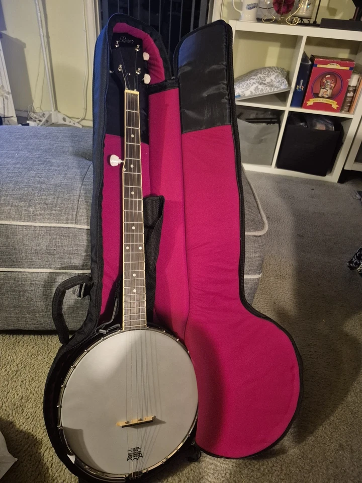 Rover RB-40 5 String Openback Banjo w/ CD for beginners, Student edition/ wax - Image 1 of 4