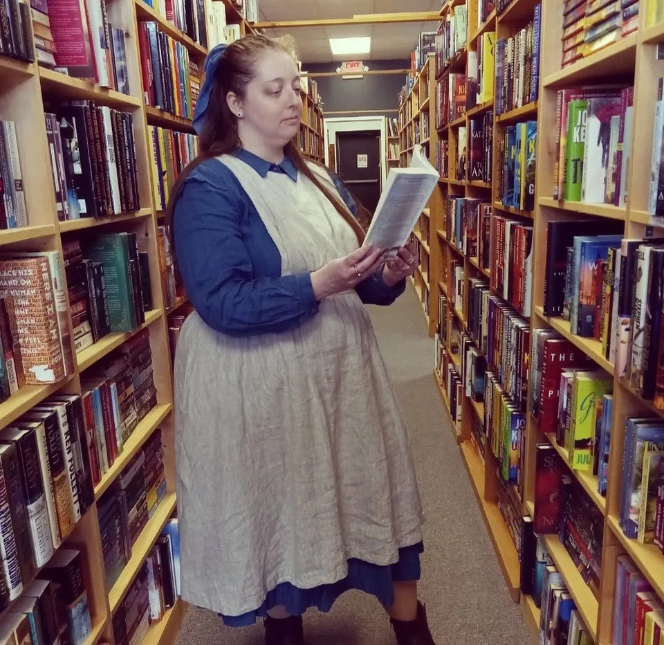 Delantal Little Women Atelier Amy en natural Foto 1 de 2