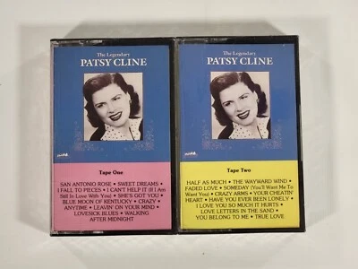 The Legendary Patsy Cline Tape 1 & 2 Cassette Tapes Classic Country 1990 MCA - Image 1 of 4