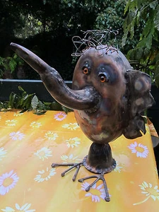 Elwedritsche Elwetritsche (Pfälzer Nationalvogel) aus Kupfer UNIKAT - Bild 1 von 4