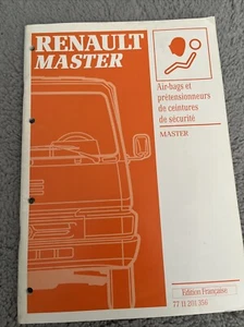 Manuel reparation ATELIER RENAULT Master Air-bags Pretensionneurs De Ceintures - Picture 1 of 13