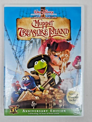 Muppet Treasure Island (DVD, 2005, Edición 50 Aniversario) Muy Buen Estado Foto 1 de 4