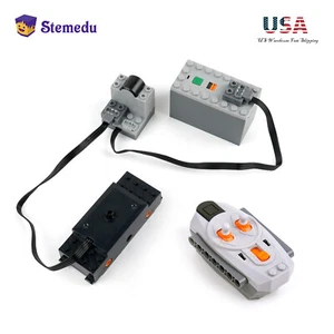 Kit de motor de tren High-Tech MOC Power Functions 88002 compatible con cargadores hágalo usted mismo - Imagen 1 de 11