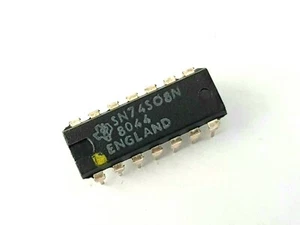 2x 74S08N IC - Texas - Made in England - 74S08 N - SN74S08N - NOS - Picture 1 of 1
