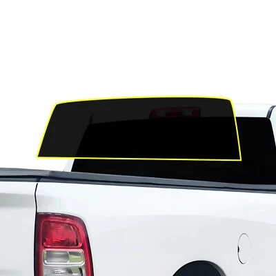 Precut Rear Windshield Nano Ceramic Window Tint Fit Ram 2500 3500 2012-2025 - Image 1 of 4
