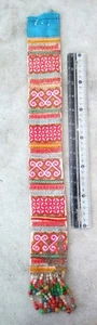 Vintage Hmong Hill Tribe Handmade Cotton & Silk Embroidered Textile - Picture 1 of 2