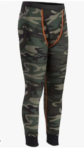 New Indera Youth Performance Rib Knit Thermal Camo Pant Sz Youth 6-8 SMALL (U14) - Picture 1 of 4