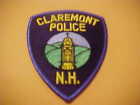 CLAREMONT NEW HAMPSHIRE POLICE PATCH SHOULDER SIZE NEW