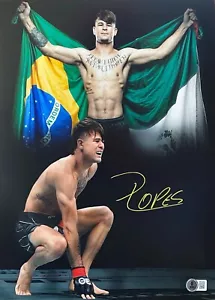 FOTO FIRMADA CON AUTÓGRAFO DE DIEGO LOPES 11X14 CERTIFICADO DE AUTENTICIDAD UFC MMA 5 - Imagen 1 de 3