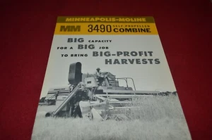 Minneapolis Moline 3490 Combine Dealer Brochure AMIL15  - Picture 1 of 1