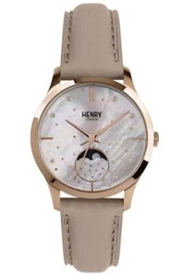 Relógio feminino Henry London Moonphase | 35mm | Resistente à água | HL35-LS-0320 - Imagem 1 de 2