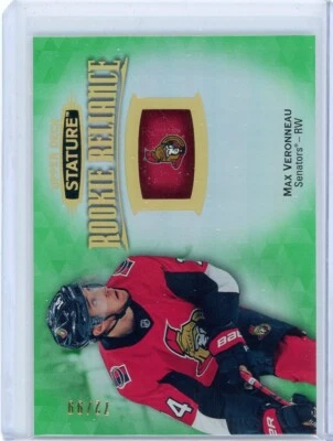 2019-20 Stature Hockey Rookie Reliance Green /99 MAX VERONNEAU No. RR-18! - Image 1 of 2