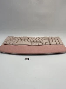 Logitech Wave Keys Wireless Ergonomic Keyboard - Picture 1 of 7