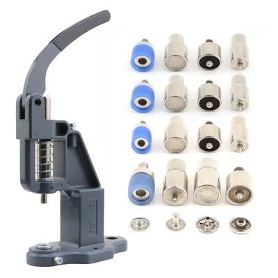 Snap Fastener Button Machine with Dies - Hand Press Machine for Metal Snap Fa... - Image 1 of 4