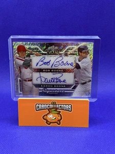 2024 leaf metal baseball Shimmer 1/1 Signature Series Bob Boone/Brett Boone - Picture 1 of 2