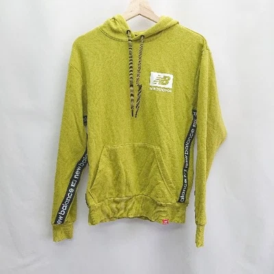 [USADO] NEW BALANCE MT13516 Marca Logo Manga Larga Sudadera con Capucha Talla XS Verde  Foto 1 de 4