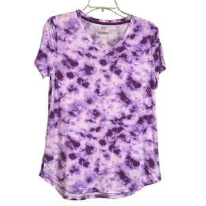 NWT Tek-Gear Tie-Dye Performance Tee Size Medium Purple Short Sleeve - Picture 1 of 5