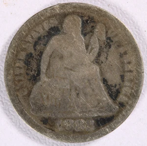 1882 Seated Dime - G/VG - Picture 1 of 2