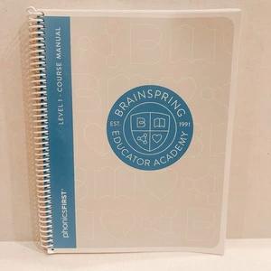 Phonics First Level 1 Course Manual Brainspring Educator Academy Spiral Bound - Picture 1 of 4