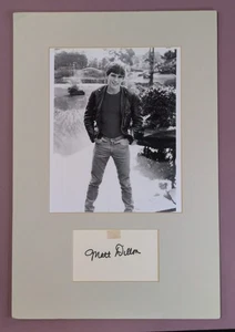 Matt Dillon Signed Cut Autograph & Black and White Photo Matted Display - Picture 1 of 3