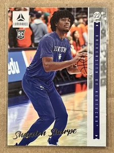 Shaedon Sharpe 2022 Panini Chronicles Draft Picks Luminance #41 - Picture 1 of 2