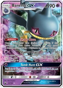 Banette GX - 66/168 - Pokemon Celestial Storm Sun & Moon Ultra Rare Card NM - Picture 1 of 1