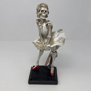 Ghoulish Marilyn Monroe skeleton figurine Halloween New 12” - Picture 1 of 8