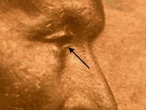 1945 S WDDO-010 Doubled Die Obverse Ch BU Uncirculated Red Lincoln Cent - Picture 1 of 3