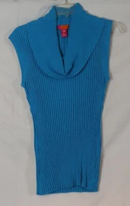 Catch My I Women's Blue Sleeveless Sweater Size XL (ww580) - Picture 1 of 3