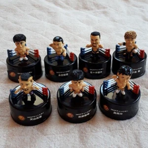 New Japan Pro Wrestling figure mini doll Lot 7 set retro rare Japan m599 - Picture 1 of 14