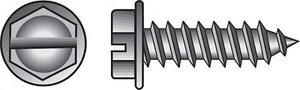 Hillman 70259 Zinc Plated Slotted Hex Washer Head Sheet Metal Screw #6 x 1 in. - Picture 1 of 1