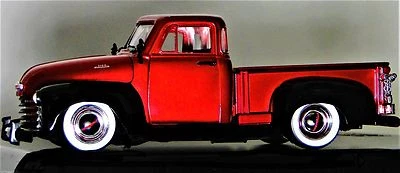 55 Chevy Pickup Truck Built Vintage Classic Hot Rod Race Car Model 57 Promo 1957 - Image 1 of 4