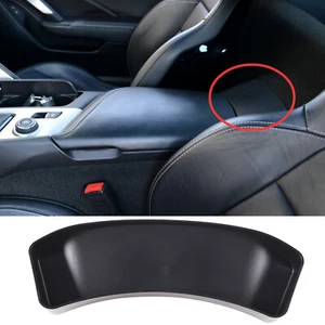 Caja de reposabrazos negra caja de almacenamiento trasero borde de bandeja para Corvette C7 2014-2019 - Imagen 1 de 10