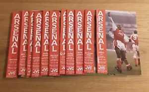Arsenal 1991/92 Auswahl Heimliga Programme aus Menü Auswärtsteams N-W - Bild 1 von 12