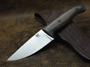 A.W. Cuchillos personalizados cuchillo exclusivo cuchillo para exteriores cuchillo de caza 9HF acero 63-HRC - Imagen 1 de 5