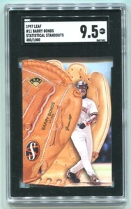 1997 Leaf Barry Bonds Statistical Standouts 400/1000 SGC 9.5 MINT+ - Bild 1 von 2