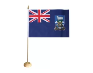 Tischflagge Falkland Inseln falkländische Tischfahne 15x22cm - Bild 1 von 1