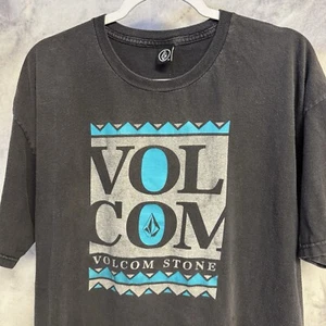 Vintage Volcom T Shirt Mens XL Black Y2K Short Sleeve Surf Skate - Picture 1 of 14