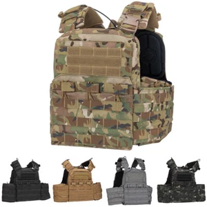 Tactical CPC Vest Heavy Duty Molle Military Army Quick Release Plate Carrier Men - Picture 1 of 19