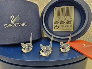SWAROVSKI KRISTALL "FELDMÄUSE" (3ER SET)  - Bild 1 von 3