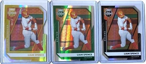 2021 Panini Elite Extra Liam Spence Gold Parallel /10 + Green Parallel /499 - Picture 1 of 5