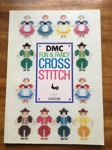 "Ondori" DMC Fun & Fancy Cross Stitch. 120 page book of fun designs. VGUC - Picture 1 of 10
