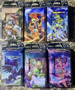 6 Pokémon TCG Battle V Decks NEW Factory Sealed Victini Gardevoir Deoxys ++ - Picture 1 of 2