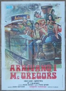 ARRIVANO I MC GREGORS Manifesto cinematografico originale 2F - Imagen 1 de 1