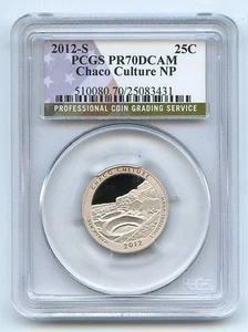 2012 S 25C Clad Chaco Culture Quarter PCGS PR70DCAM - Picture 1 of 1