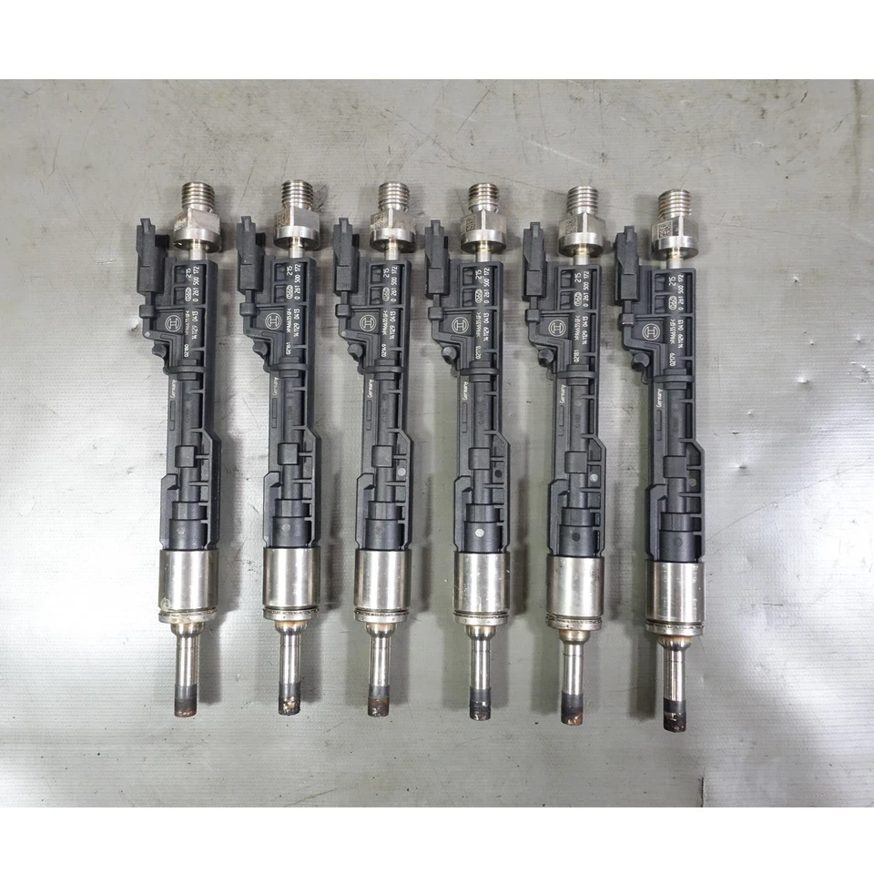 2013-2020 BMW F30 F32 F22 N55 N20 S55 Fuel Direct Injector Set of 6 EU6 OEM - Image 1 of 4