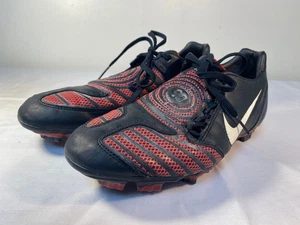 Nike Total 90 Shoot II FG Zapatos de Fútbol Botines Botas Negro Rojo 318887-016 - EE. UU. 11 - Imagen 1 de 7